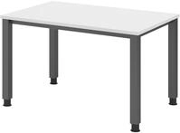 HAMMERBACHER h&ouml;henverstellbarer Schreibtisch VQS12/W/G wei&szlig;