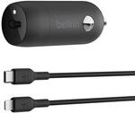 Belkin BoostCharge 30 W USB-C Kfz-Ladeger&auml;t, schwarz