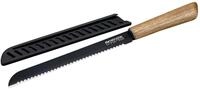 NIROSTA Brotmesser Flow Fair schwarz, 33,5cm