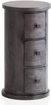 WOHNLING WL6.843 Design Sideboard Schwarz 34 cm x 34 cm x 65 cm