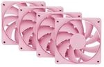 HYTE L&uuml;fter FA12 4er Pack 120mm strawberry milk rosa