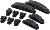 LogiLink Kabelclips schwarz