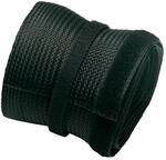 PureMounts Kabelschlauch Polyester 1,80m Schwarz