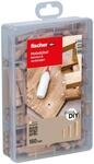 fischer Praktische Helfer Holzd&uuml;bel-Sortiment 160 St&uuml;ck