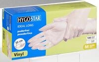 HYGOSTAR Einmalhandschuhe IDEAL LONG M wei&szlig;