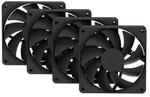HYTE L&uuml;fter FA12 4er Pack 120mm pitch black schwarz