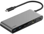 Belkin Connect 8-Port-USB-C-Hub mit 2,5-Gb-Ethernetanschluss spacegrau