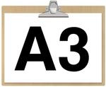 MAUL Klemmbrett MAULtilia 2394870 DIN A3 quer braun Holzhartfaser, 1 St.