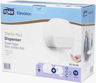 TORK Toilettenpapierspender-Set Elevation T2 Mini 1 Rolle wei&szlig;