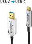 FiberX Serie - USB 3.1 Glasfaser Kabel - USB-A USB-C - 15m