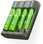 GP DE B441 USB-Akku-Ladeger&auml;t inkl. Akkus