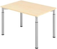 HAMMERBACHER h&ouml;henverstellbarer Schreibtisch VYS12/3/S ahorn