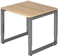 HAMMERBACHER h&ouml;henverstellbarer Schreibtisch VRS08/E/G eiche