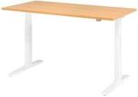 HAMMERBACHER VXMKA16/6/W elektrisch h&ouml;henverstellbarer Schreibtisch 70,0 - 120,0 cm
