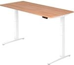 HAMMERBACHER VXBHM19/N/WW elektrisch h&ouml;henverstellbarer Schreibtisch 65,0 - 130,0 cm
