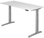 HAMMERBACHER VXBHM19/W/SS elektrisch h&ouml;henverstellbarer Schreibtisch 65,0 - 130,0 cm