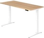 HAMMERBACHER VXBHM19/E/WW elektrisch h&ouml;henverstellbarer Schreibtisch 65,0 - 130,0 cm