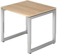 HAMMERBACHER h&ouml;henverstellbarer Schreibtisch VRS08/E/S eiche