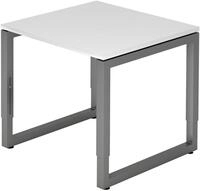 HAMMERBACHER h&ouml;henverstellbarer Schreibtisch VRS08/W/G wei&szlig;