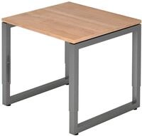 HAMMERBACHER h&ouml;henverstellbarer Schreibtisch VRS08/N/G nussbaum
