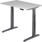 HAMMERBACHER VXBHM12/5/GG elektrisch h&ouml;henverstellbarer Schreibtisch 65,0 - 130,0 cm