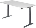 HAMMERBACHER VXBHM2E/W/GG h&ouml;henverstellbarer Schreibtisch 65,0 - 130,0 cm -