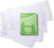 HERMA Buchumschlag BASIC transparent 54,0 x 27,0 cm