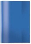 HERMA Heftumschlag transparent blau DIN A5 15,2 x 21,6 cm