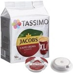 TASSIMO Kaffeediscs JACOBS Caff&egrave; Crema Classico XL