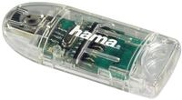 hama 8 in1-Speicherkartenleser transparent