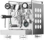 Rocket Appartamento - Espressomaschine mit Milchaufsch&auml;umer - Stainless Steel/White