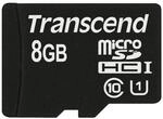 Transcend USDCU1 microSDHC Speicherkarte 8 GB