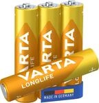 VARTA Longlife AAA Blister 4