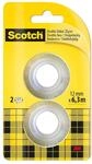 Scotch doppelseitiges Klebeband 12 mm x 6.3 m milchig/transparent