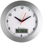 TFA&reg; Funkwanduhr 98.1092 &Oslash; 30 cm silber
