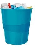 LEITZ Papierkorb WOW Duo Colour 15,0 l blau