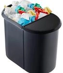 helit M&uuml;lltrenner 20,0 + 9,0 l schwarz