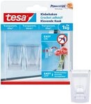 tesa Klebehaken 2 cm x 5.5 cm transparent