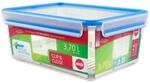 emsa Frischhaltedose CLIP & CLOSE 11 cm hoch 3,7 l transparent, blau