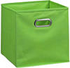 Zeller Aufbewahrungsboxen Aufbewahrungsbox Vlies grün 30,0 l - 32,0 x 32,0 x 32,0 cm