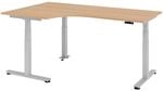 HAMMERBACHER VXDSM82/E/S elektrisch h&ouml;henverstellbarer Schreibtisch 63 - 127 cm