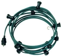 BACHMANN Lichterkette 10 m dunkelgr&uuml;n