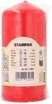 PAPSTAR Kerze 13 cm rot