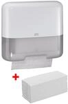 TORK Papierhandtuchspender-Set Elevation H3 Classic Mini 300 T&uuml;cher wei&szlig;