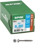 SPAX&reg; Universalschrauben A2 T20 5x80 100 St.