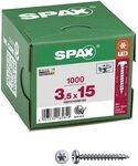 SPAX&reg; Universalschrauben T15 3,5x15 1000 St.
