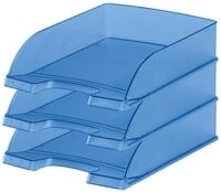 LEITZ Briefablage DIN A4 blau-transparent