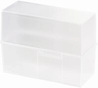 HAN A6 Karteikasten A6 400 Karteikarten transparent