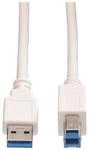 VALUE USB-Kabel wei&szlig; USB (M) zu USB Typ B (M) USB 3.0 - 3 m