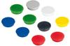 FRANKEN Magnet Ø 1,27 je 2x rot, grün, blau und je 1x gelb, weiß, schwarz, grau